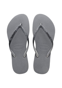 Havaianas Slim Sparkle Sandal - Steel Grey