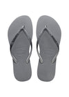 Havaianas Slim Sparkle Sandal - Steel Grey