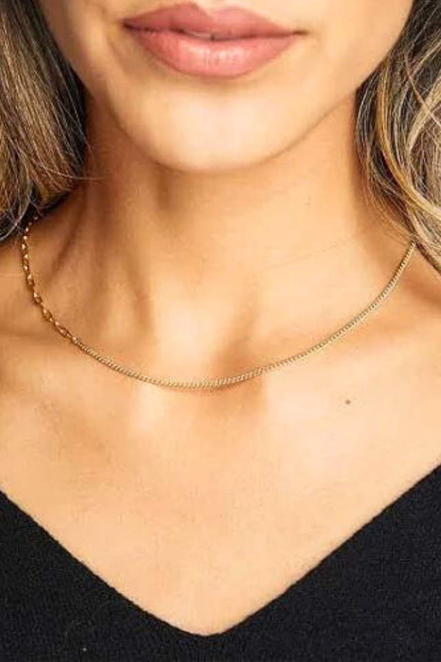 ABLE Curb Chain Essential Necklace - Gold Filled