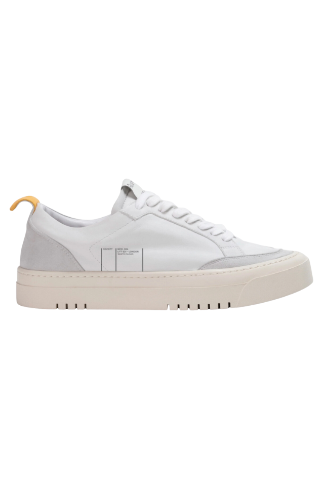 Oncept London Sneaker Leather - White Cloud
