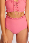 Citrine Swim Alice Bottom - Rose Ribbed