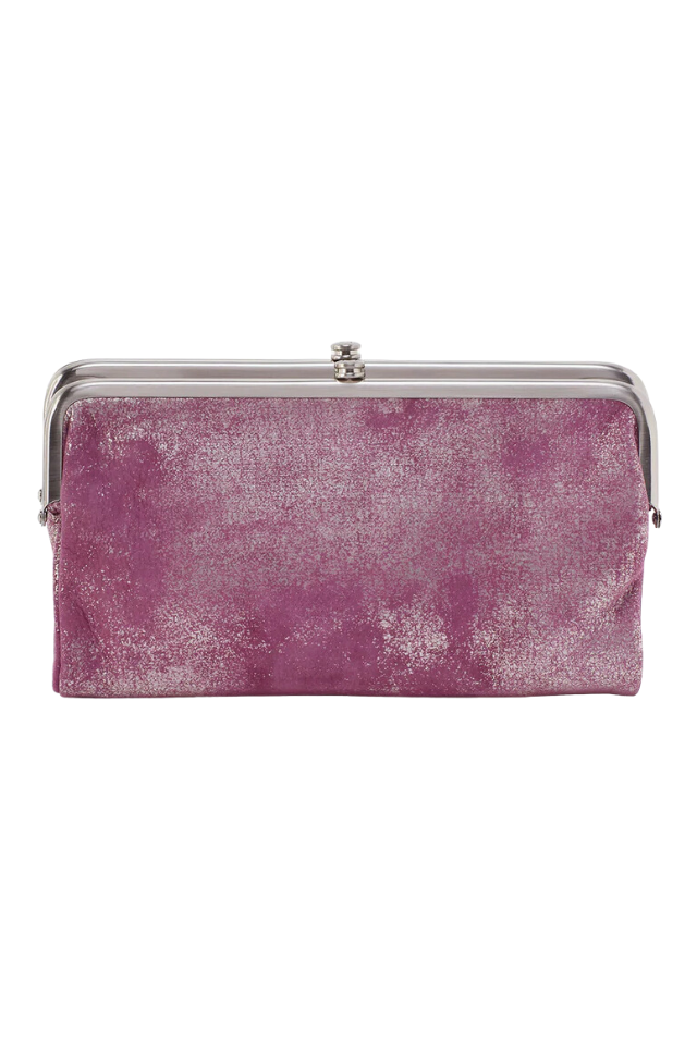 HOBO Lauren Clutch Wallet - Metallic Violet