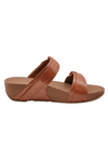 Fit Flop Lulu Glitter Slides - Clay Brown