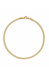 Ellie Vail Nyx Curb Chain Anklet - Gold