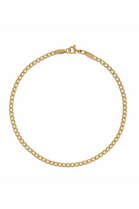 Ellie Vail Nyx Curb Chain Anklet - Gold