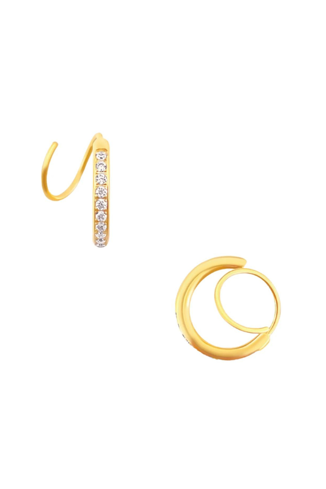 Ellie Vail Camryn Spiral Earring - Gold