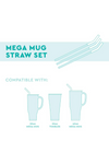 Swig Reusable Straw Set Mega Mug 24'