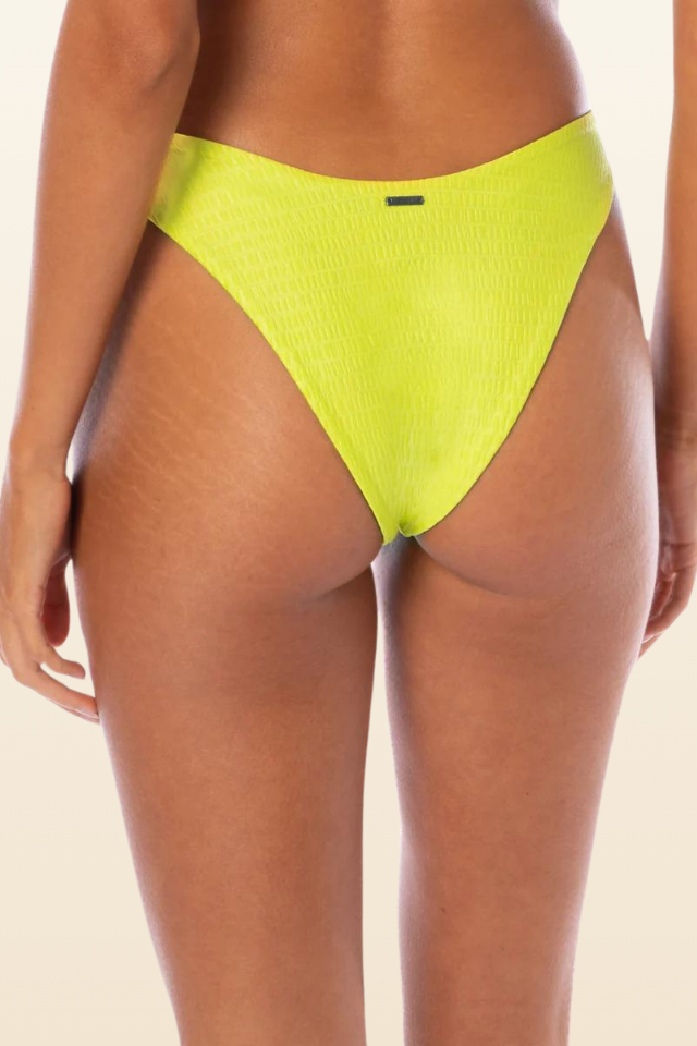 Maaji Splendour High Leg Bikini Bottom - Lime Green