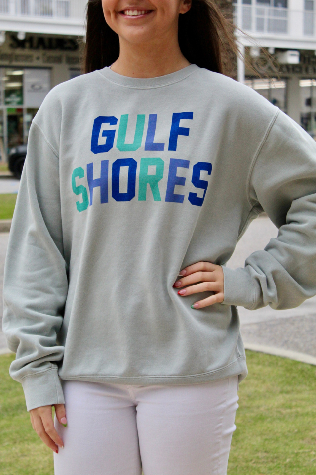 Gulf Shores Sweatshirt - Blue/Teal