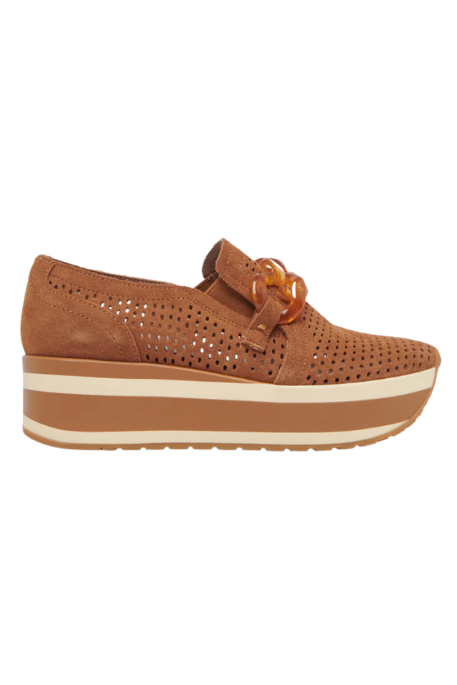 Dolce Vita Jhenee Perf Sneaker - Pecan Suede