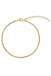 Ellie Vail Rita Dainty Chain Anklet - Gold