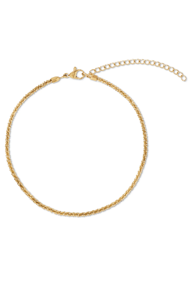 Ellie Vail Rita Dainty Chain Anklet - Gold