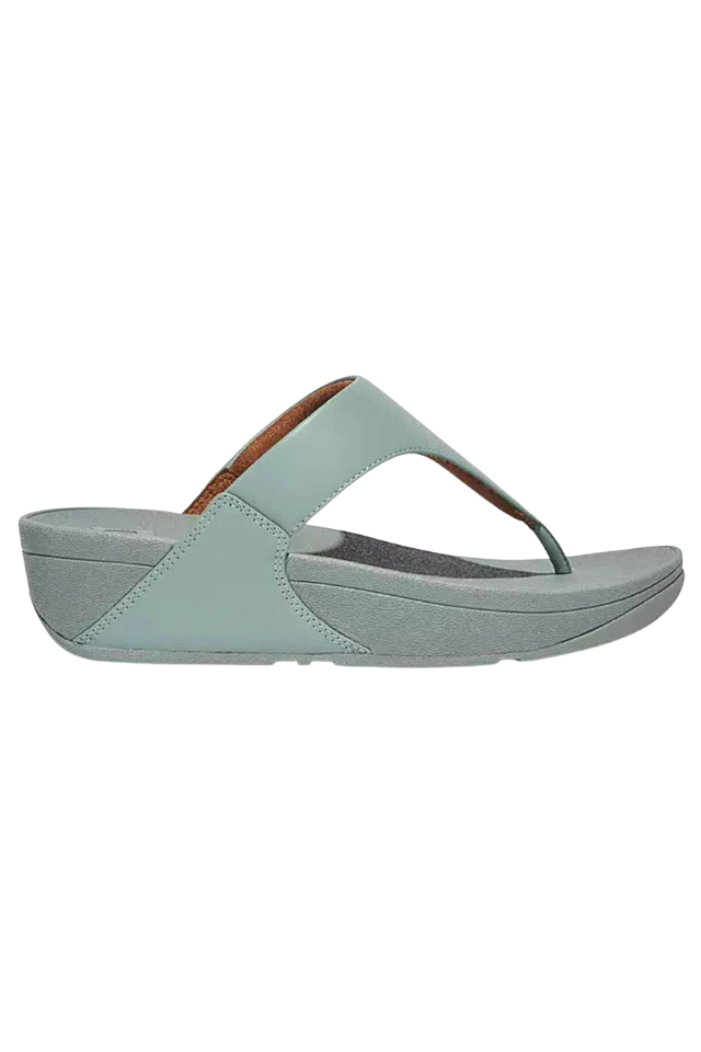 Fit Flop Lulu Leather Toepost - Cool Blue