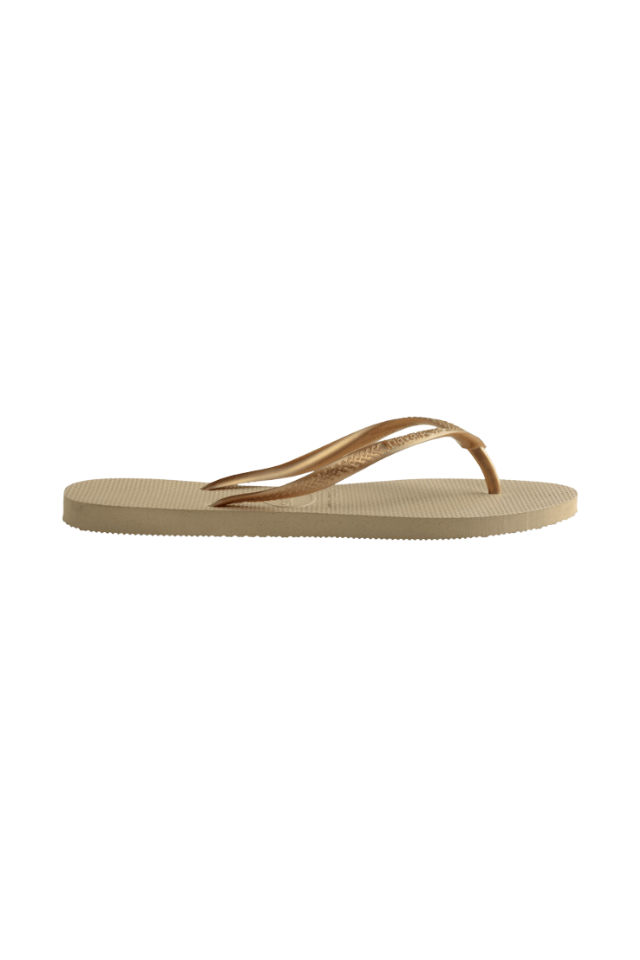 Havaianas Kids Slim Sandal - Sand Grey/Light Gold