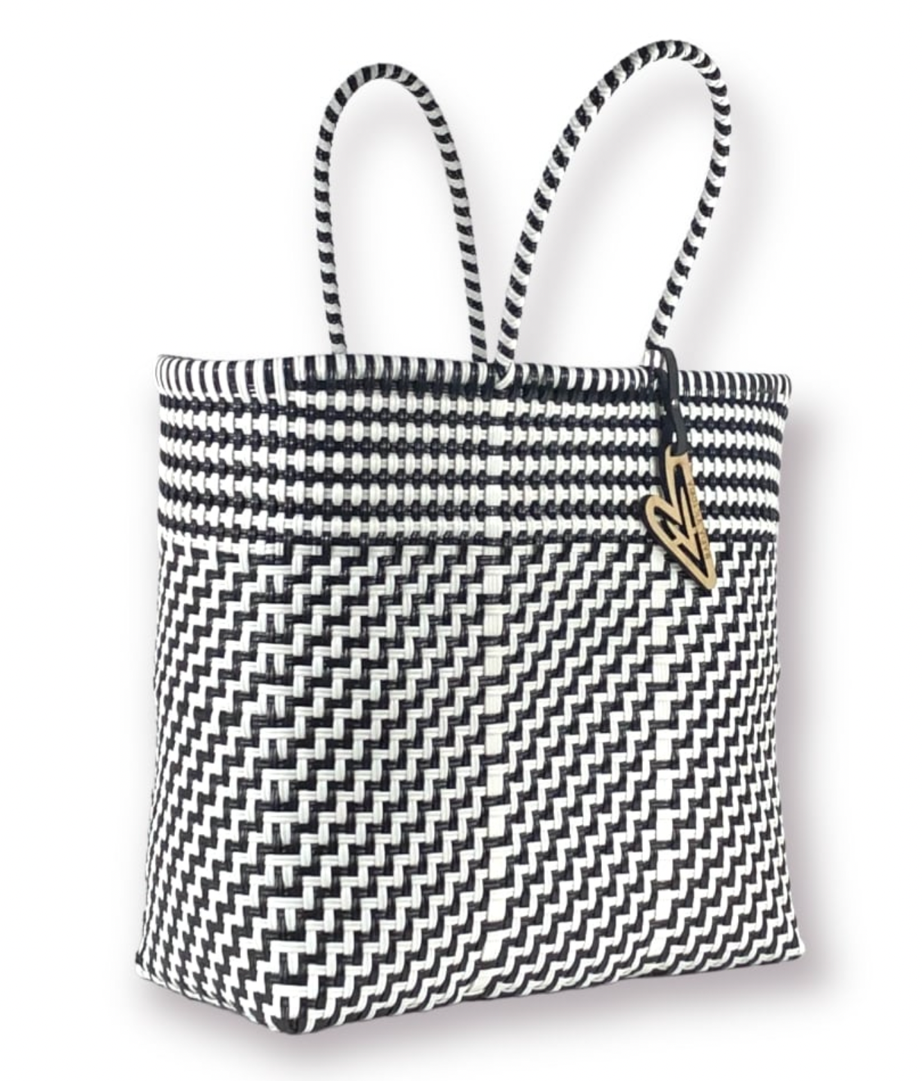 Houndstooth tote bag, LOLA COLLECTION