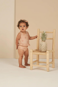 Rylee & Cru Skirted One-Piece - Seashell