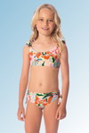 Maaji Girls Mango Two Piece - Neon Leafy