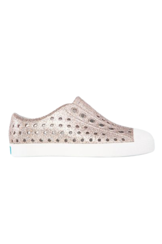 Native Jefferson Bling Kids - Metal Bling/Shell White