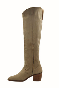 Sbicca Izzy High Boot - Sand Suede