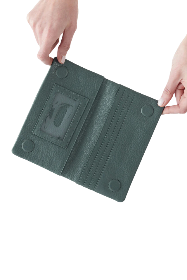 HOBO Lumen Continental Wallet - Sage Leaf