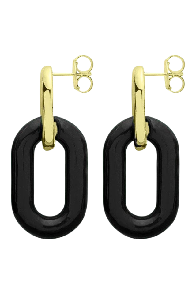 Sheila Fajl Small Shakedown Earrings - Black