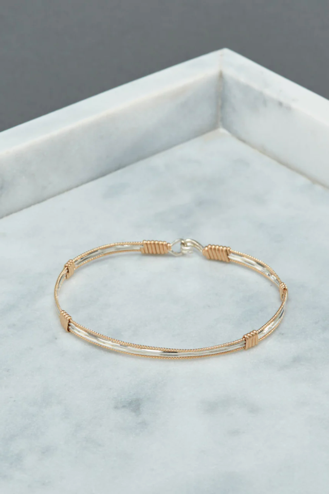 Ronaldo Be the Light Bracelet - Gold/Silver