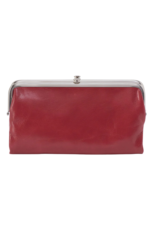 HOBO Lauren Clutch Wallet - Cranberry