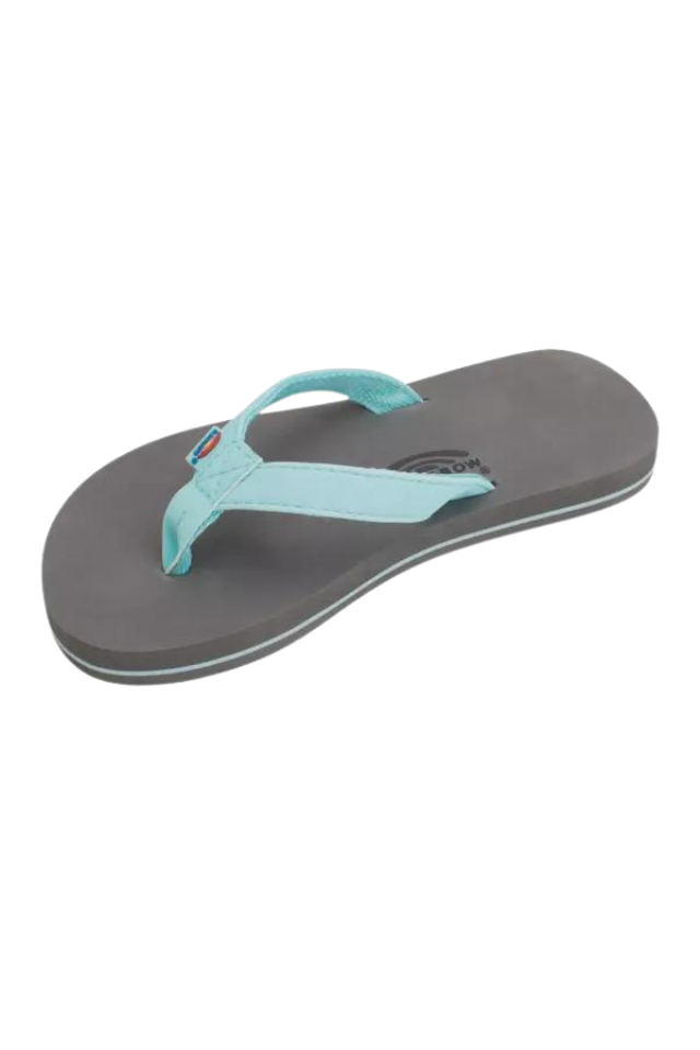 Rainbow Kids Grombows Narrow Strap - Aqua/Grey