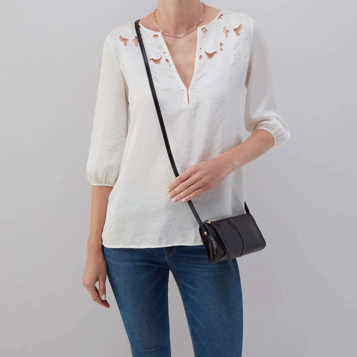 HOBO Jewel Crossbody - Black