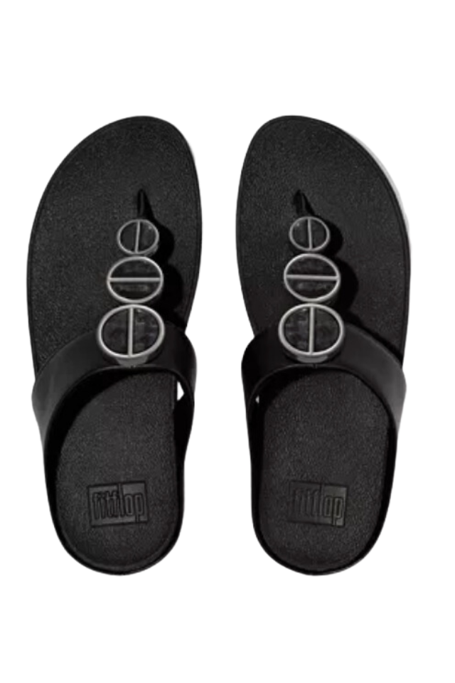 Buy Fitflop Lasercrystal Leather Slides Online | SKU: 228-247-11-7 – Mochi  Shoes