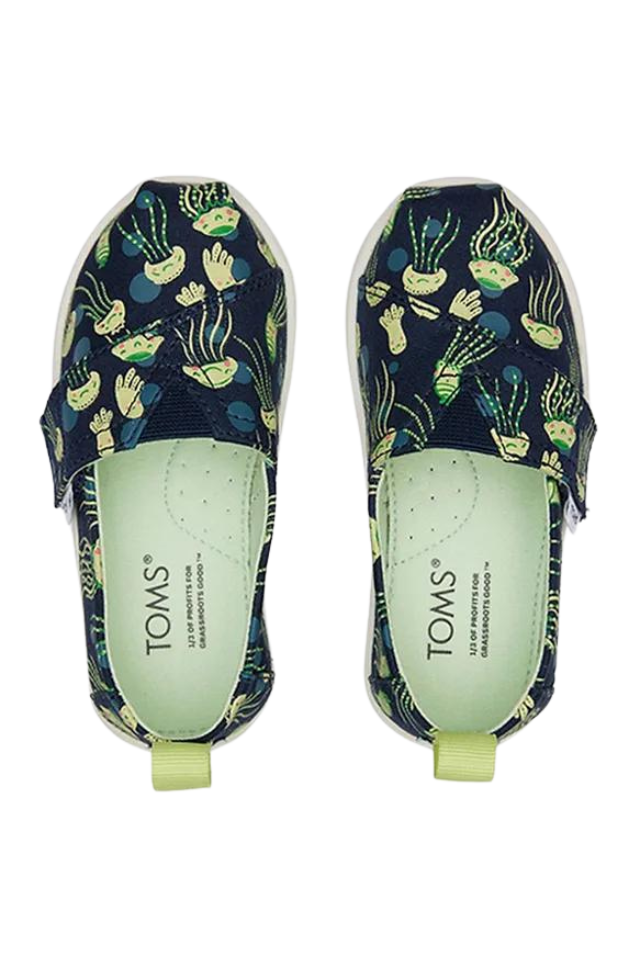 TOMS Tiny Alpargata - Glow In The Dark Jellyfish