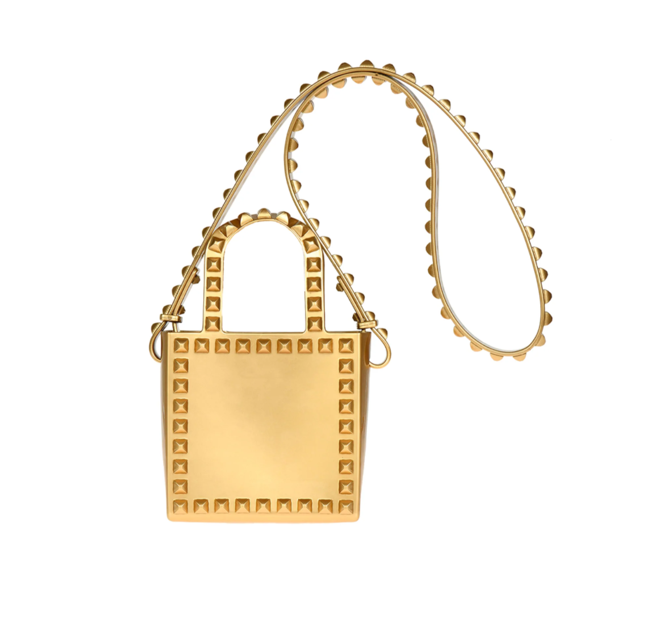 Carmen Sol Alice Metallic Mini Shoulder Bag - Gold